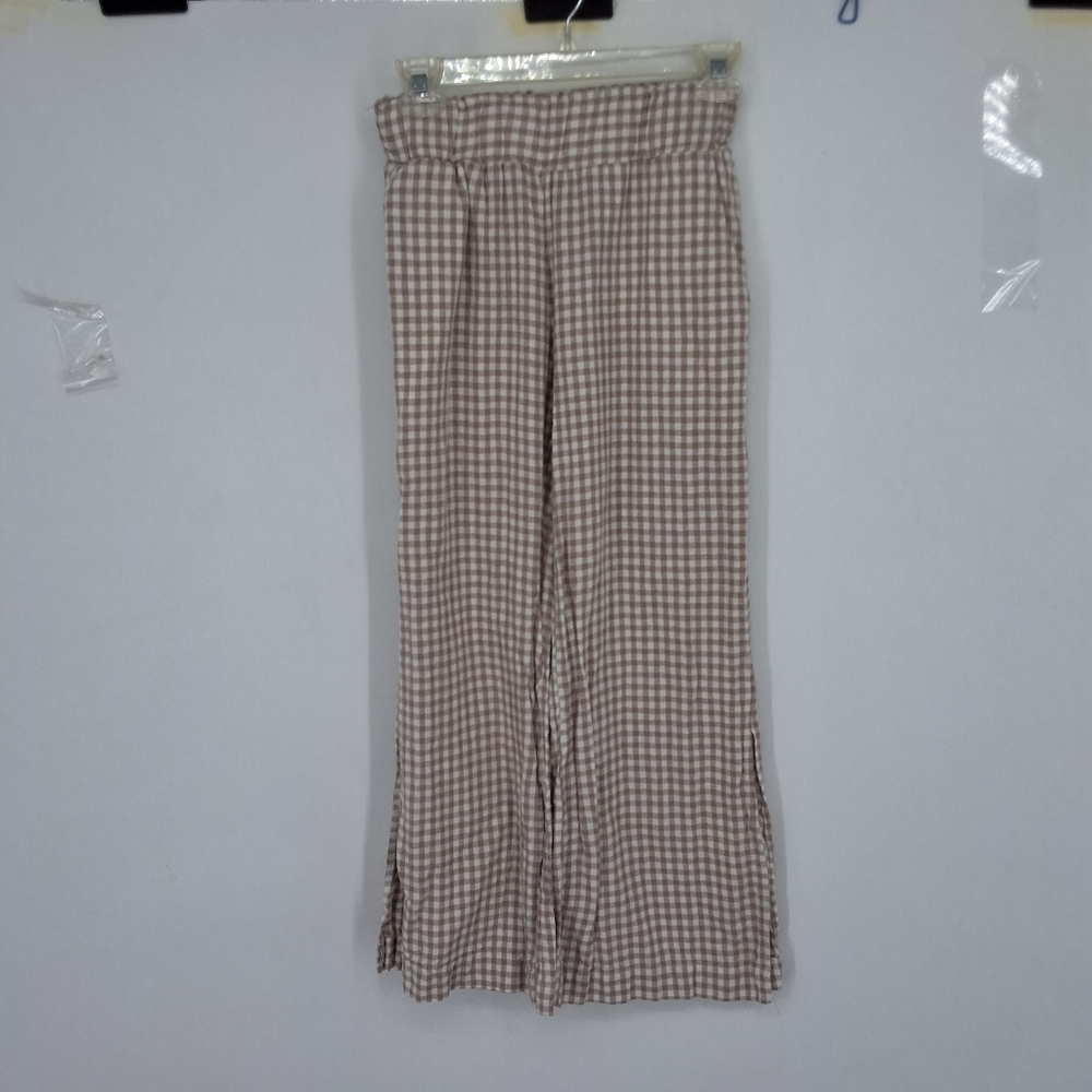 Indigo Rein  Small Brown Wide Leg Pants